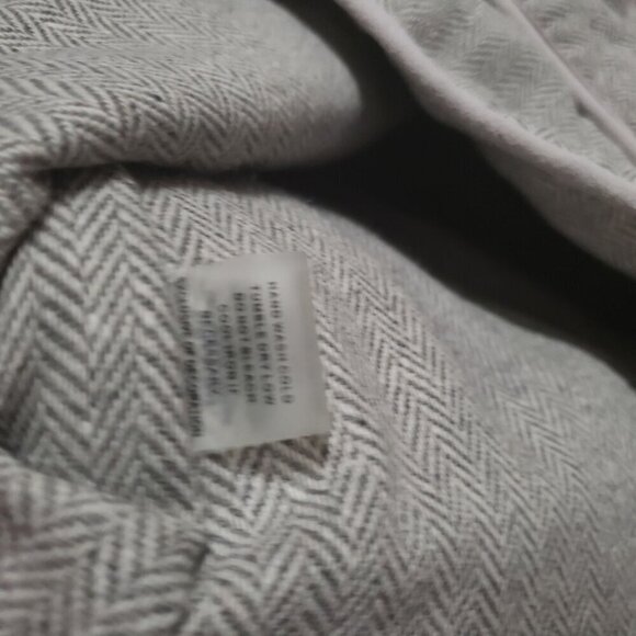 41 Hawthorn Quilted Vest Womens S Herringbone Gray Wool Blend Size S - Picture 7 of 7